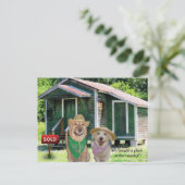 Grappig nieuw adres / plaats in het land Briefkaar Aankondigingskaart (Staand voorkant)