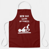 Grappig NIEUW DAD Bourgogne Luier Veranderen Schort (Voorkant)