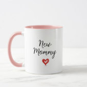 Grappig nieuw mam cadeau, Baby shower cadeau, Mok (Links)