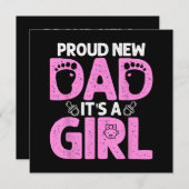 Grappig, nieuw pap cadeau voor mannen Vaderdag. Bedankkaart (Voorkant / Achterkant)