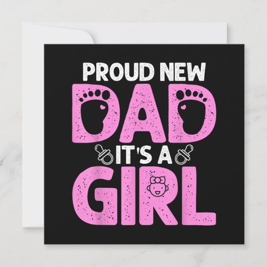 Grappig, nieuw pap cadeau voor mannen Vaderdag. Bedankkaart (Voorkant)