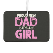 Grappig, nieuw pap cadeau voor mannen Vaderdag. Luchtverfrisser (Achterkant)