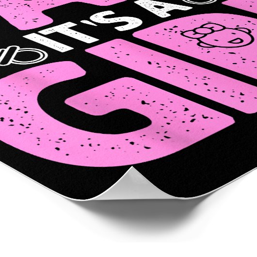 Grappig, nieuw pap cadeau voor mannen Vaderdag. Poster (Hoek)