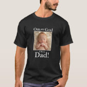 Grappig Nieuw Papa Shirt – Custom Baby Photo T-shi (Voorkant)