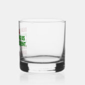 Grappig nieuw President voor kerst Whisky Glas (Links)