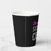 Grappig nieuw single support crew echtscheidingsfe papieren bekers (Rechts)