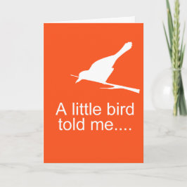 grappig nieuwe baby verwacht felicitaties kaart