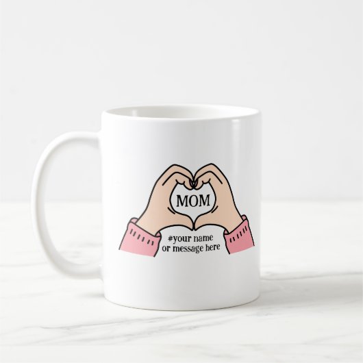 Grappig Nieuwe Mama Happy Moederdag Cadeau Koffiemok (Links)