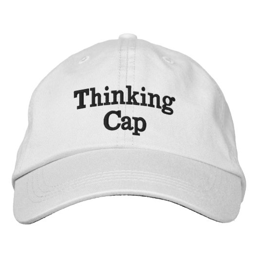 Grappig nieuwigheid geborduurd honkbal denken PET (Voorkant)