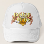 Grappig Nieuwigheid Honkbal Cadeau-idee DRANK CREW Trucker Pet (Voorkant)