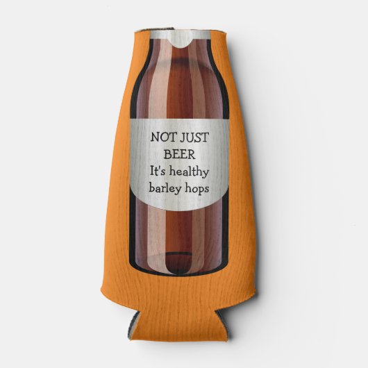 Grappig nieuwigheidsbier flesjeskoeler (Voorkant)