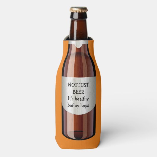 Grappig nieuwigheidsbier flesjeskoeler (Fles Voorkant)