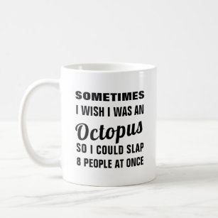 Grappig nieuwigheidswens dat ik een octopus-mok wa koffiemok