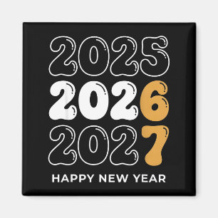 Grappig Nieuwjaar 2026 Kinderen Zes Zeven 67 Meme Magneet