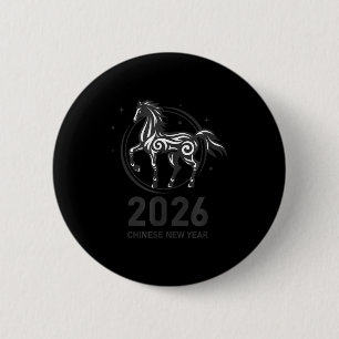 Grappig Nieuwjaar - Gelukkig Chinees Nieuwjaar 202 Ronde Button 5,7 Cm