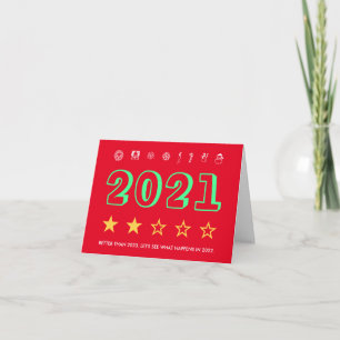 Grappig nieuwjaar Kerstman Santa rood Chinees Feestdagen Kaart