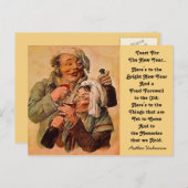 Grappig nieuwjaar toast paar toast Briefkaarten (Voorkant / Achterkant)
