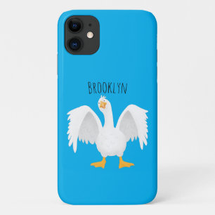 Grappig nieuwsgierig als cartoon Case-Mate iPhone case