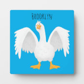 Grappig nieuwsgierig als cartoon fotoplaat (Voorkant)