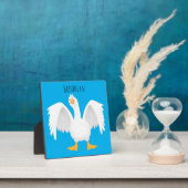 Grappig nieuwsgierig als cartoon fotoplaat (Insitu)