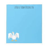 Grappig nieuwsgierig als cartoon notitieblok (Voorkant)