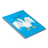 Grappig nieuwsgierig als cartoon notitieboek (Rechterzijde)
