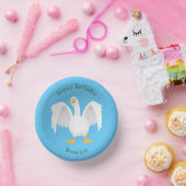 Grappig nieuwsgierig als cartoon papieren kommen (Feest)