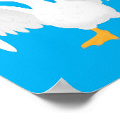 Grappig nieuwsgierig als cartoon poster (Hoek)