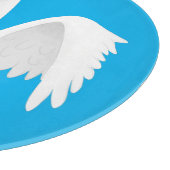 Grappig nieuwsgierig als cartoon snijplank (Hoek)