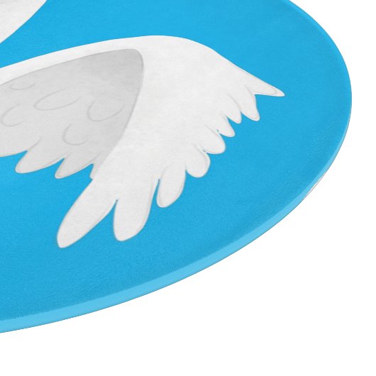 Grappig nieuwsgierig als cartoon snijplank (Hoek)