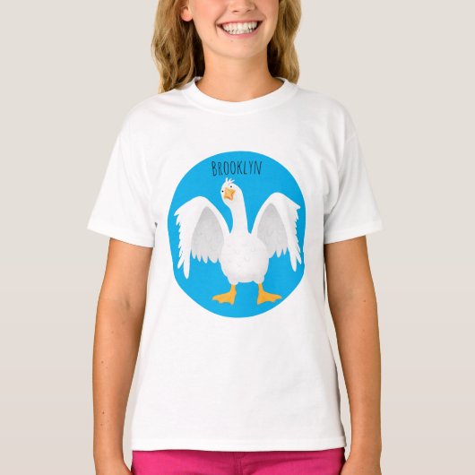 Grappig nieuwsgierig als cartoon t-shirt (Voorkant)
