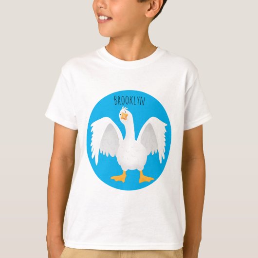 Grappig nieuwsgierig als cartoon t-shirt (Voorkant)