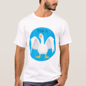 Grappig nieuwsgierig als cartoon t-shirt (Voorkant)