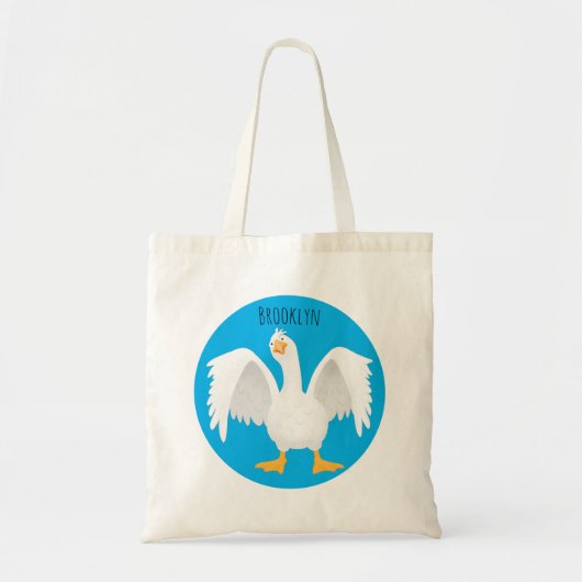 Grappig nieuwsgierig als cartoon tote bag (Voorkant)