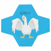 Grappig nieuwsgierig als cartoon voetbal (Enkel)