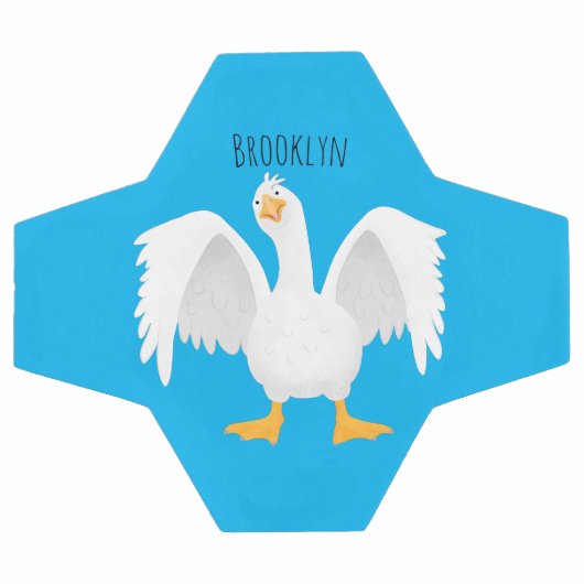 Grappig nieuwsgierig als cartoon voetbal (Enkel)