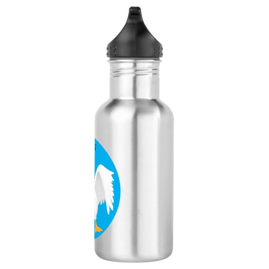 Grappig nieuwsgierig als cartoon waterfles (Rechts)