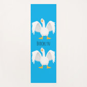 Grappig nieuwsgierig als cartoon yogamat (Voorkant)