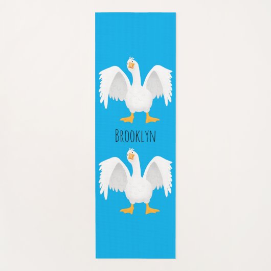 Grappig nieuwsgierig als cartoon yogamat (Voorkant)