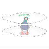 Grappig nieuwsgierig cartoon illustratie basketbal (Panelen)