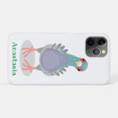 Grappig nieuwsgierig cartoon illustratie Case-Mate iPhone case (Achterkant (horizontaal))