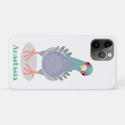 Grappig nieuwsgierig cartoon illustratie Case-Mate iPhone case (Achterkant (horizontaal))