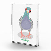 Grappig nieuwsgierig cartoon illustratie fotoblokken (Rechts)