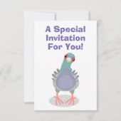 Grappig nieuwsgierig cartoon illustratie kaart (Achterkant)