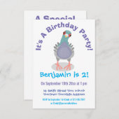 Grappig nieuwsgierig cartoon illustratie kaart (Voorkant / Achterkant)