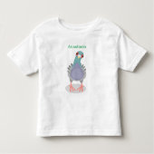 Grappig nieuwsgierig cartoon illustratie kinder shirts (Voorkant)