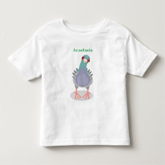 Grappig nieuwsgierig cartoon illustratie kinder shirts (Voorkant)