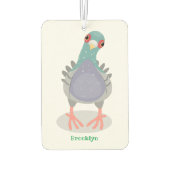 Grappig nieuwsgierig cartoon illustratie luchtverfrisser (Achterkant)