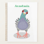 Grappig nieuwsgierig cartoon illustratie planner (Voorkant)