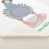 Grappig nieuwsgierig cartoon illustratie sherpa deken (3/4)